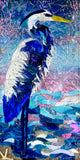 Great Blue Heron Tile Mural mosaic, High Quality (won't fade), Indoor or Outdoor, Kitchen, Bath, Backsplash, Shower, Mosaic, Commercial & Residential