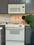 Crab & Shells Tile Mural, High Quality (won't fade), Indoor or Outdoor, Beach Wall Tiles, Backsplash, Shower, Mosaic