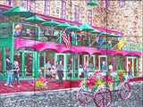 Riverwalk in Savannah Tile Mural, High Quality (won't fade), Indoor or Outdoor, Beach Wall Tiles, Backsplash, Shower, Mosaic