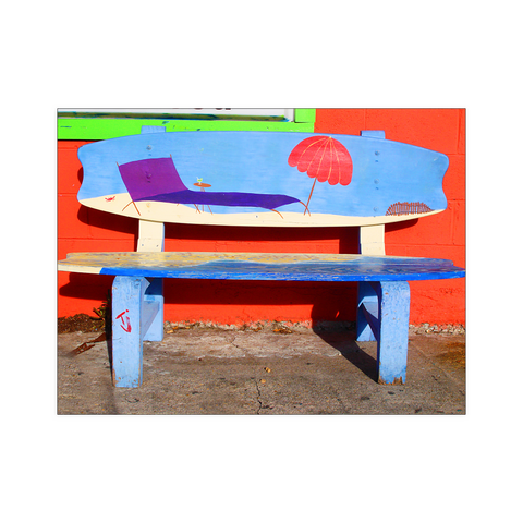 Surf Bench poster