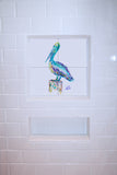 Pelican Only Tile Mural, High Quality (won't fade), Indoor or Outdoor, Beach Wall Tiles, Backsplash, Shower, Mosaic