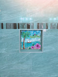 Summertime Tile Mural, High Quality (won't fade), Indoor or Outdoor, Beach Wall Tiles, Backsplash, Shower, Mosaic