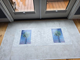 Palm Tree at Night Tile Mural, High Quality (won't fade), Indoor or Outdoor, Kitchen, Bath, Backsplash, Shower, Mosaic, Commercial & Residential