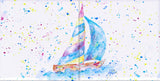 Sailboat Tile Mural, High Quality (won't fade), Indoor or Outdoor, Beach Wall Tiles, Backsplash, Shower, Mosaic