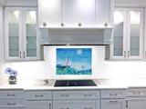 Sailing Tile Mural, High Quality (won't fade), Indoor or Outdoor, Beach Wall Tiles, Backsplash, Shower, Mosaic