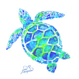 Turtle OnlyTile Mural, High Quality (won't fade), Indoor or Outdoor, Beach Wall Tiles, Backsplash, Shower, Mosaic